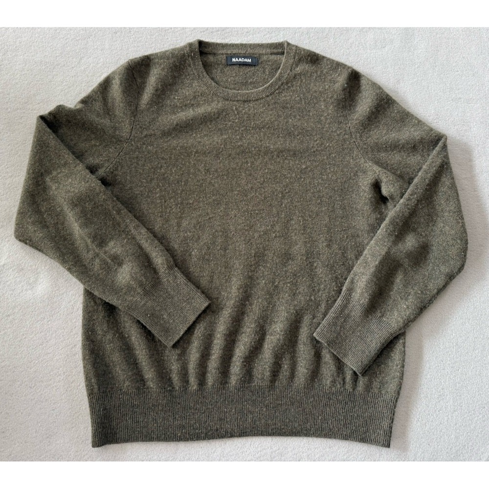 Naadam | The Essential Cashmere Sweater | Olive Green | Men's Medium